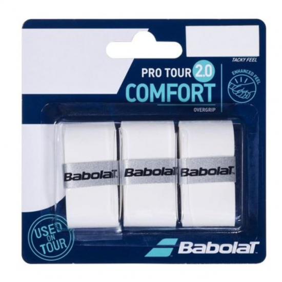 OVERGRIP BABOLAT PRO TOUR 2.0 - BRANCO